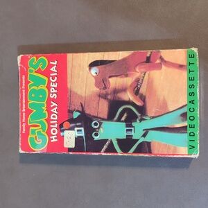 Vintage 1986 Gumby's holiday special VHS videocassette Pokey family home ent